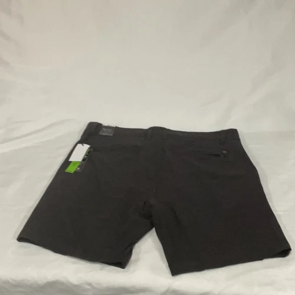 Burnside Charcoal Flat Front Shorts
